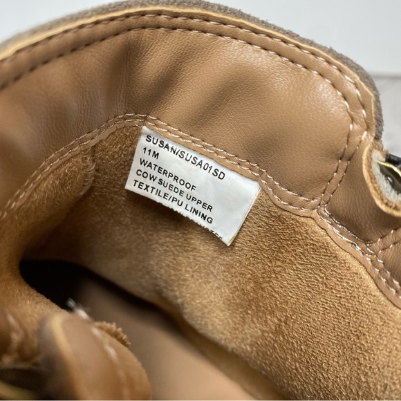 Blondo Susan Gray Tan Suede Bootie 11M - Picture 11 of 14